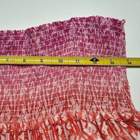 Ralph Lauren Maxi Skirt with Ruffled Elastic Bandeau Waist - Picture 5 of 7